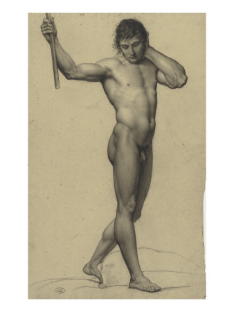 Académie : Homme Debout by Jean-Baptiste Joseph Wicar Pricing Limited Edition Print image