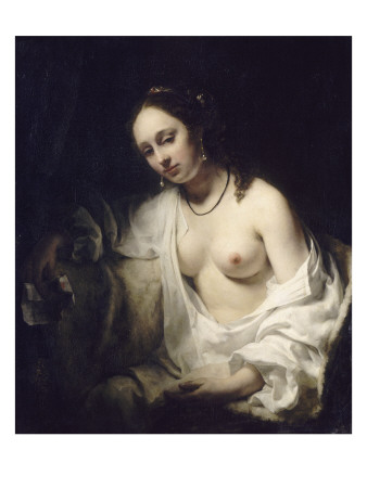 Bethsabee Recevant La Lettre De David by Willem Drost Pricing Limited Edition Print image