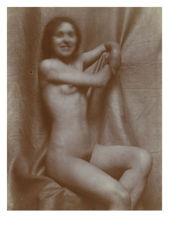 Femme Nue Assise De Face, Souriant by François-Rupert Carabin Pricing Limited Edition Print image