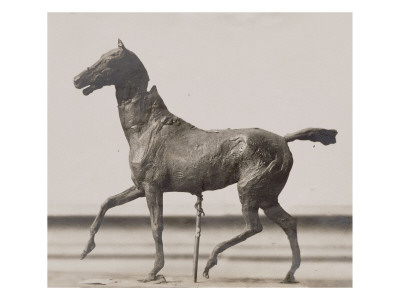 Photo D'une Sculpture En Cire De Degas:Cheval Marchant Au Pas Levé (Rf2103) by Ambroise Vollard Pricing Limited Edition Print image