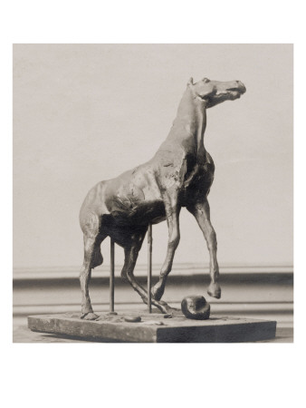 Photo D'une Sculpture En Cire De Degas:Cheval Se Cabrant (Rf 2108) by Ambroise Vollard Pricing Limited Edition Print image