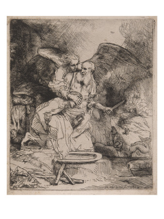 Le Sacrifice D'abraham by Rembrandt Van Rijn Pricing Limited Edition Print image