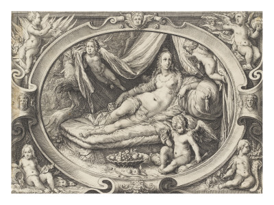 Vénus Reposant Sur Un Lit by Pieter Jansz Saenredam Pricing Limited Edition Print image