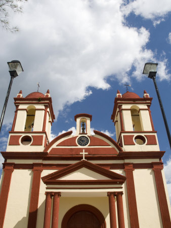 Church On Main Roadway, Celestun, Mexico by Julie Eggers Pricing Limited Edition Print image