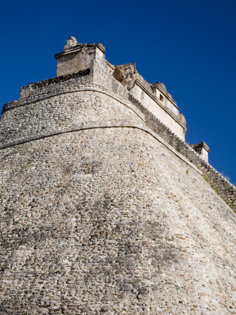 The Pyramid Of The Magician, Uxmal, Yucatan, Mexico by Julie Eggers Pricing Limited Edition Print image