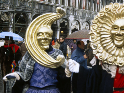 Sun And Moon, Carnevale, Venice by Eloise Patrick Pricing Limited Edition Print image