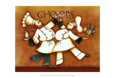 Chef's Cheers by Sydney Wright Pricing Limited Edition Print image