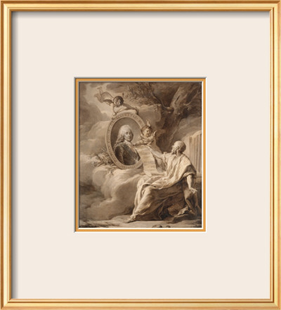 Allégorie À Jean-Fédéric Phelippeaux, Comte De Maurepas (1701-1781) by Nicolas Guy Brenet Pricing Limited Edition Print image