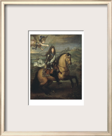 Louis Xiv A Cheval Couronne Par La Victoire, Devant Namur by Pierre Mignard Pricing Limited Edition Print image