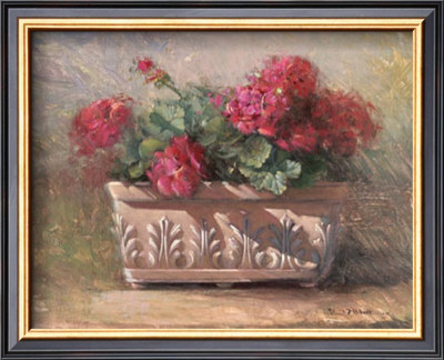 Linda's Geraniums by Paul Mathenia Pricing Limited Edition Print image