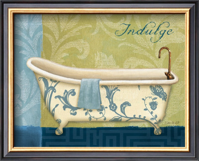 Blue Botanical Bath I by Lisa Audit Pricing Limited Edition Print image