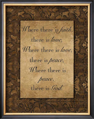 Words To Live By: Where There Is Faith by Debbie Dewitt Pricing Limited Edition Print image