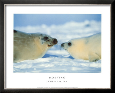 Mother And Pup by Michio Hoshino Pricing Limited Edition Print image