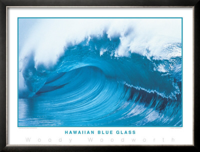 Hawaiian Blue Glass by Woody Woodworth Pricing Limited Edition Print image