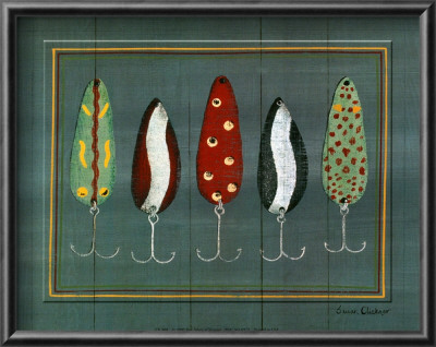 Lures And Bobbers Iv by Susan Clickner Pricing Limited Edition Print image