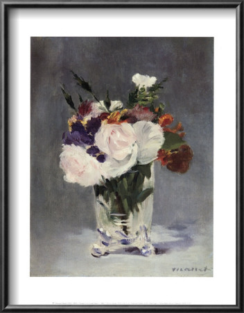Flowers In A Crystal Vase by Edouard Manet Pricing Limited Edition Print image