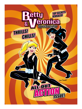Archie Comics Cover: Betty & Veronica Spectacular #87 All Out Action Issue! by Dan Parent Pricing Limited Edition Print image