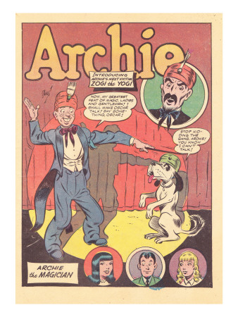 Archie Comics Retro: Archie Comic Panel Archie The Magician  (Aged) by Harry Sahle Pricing Limited Edition Print image