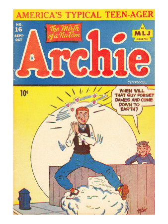 Archie Comics Retro: Archie Comic Book Cover #16 (Aged) by Bill Vigoda Pricing Limited Edition Print image