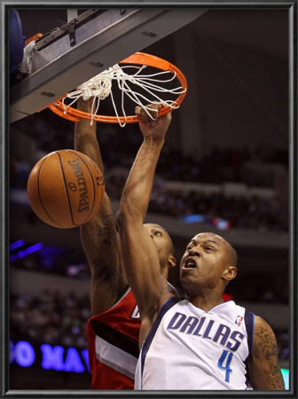 Portland Trail Blazers V Dallas Mavericks: Caron Butler And Dante Cunningham by Ronald Martinez Pricing Limited Edition Print image