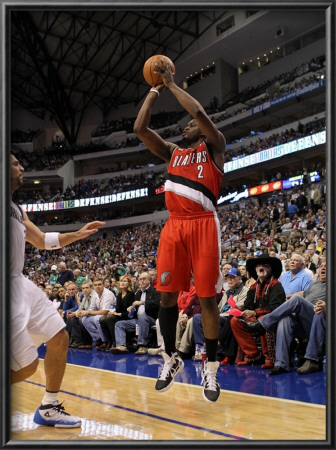 Portland Trail Blazers V Dallas Mavericks: Wesley Matthews by Ronald Martinez Pricing Limited Edition Print image