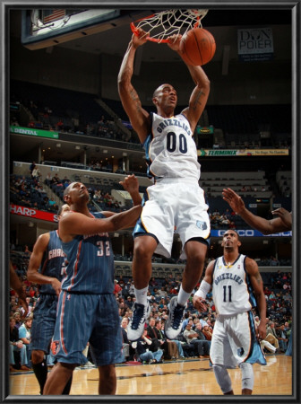 Charlotte Bobcats V Memphis Grizzlies: Darrell Arthur And Boris Diaw by Joe Murphy Pricing Limited Edition Print image