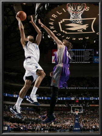 Phoenix Suns V Dallas Mavericks: Tyson Chandler And Robin Lopez by Glenn James Pricing Limited Edition Print image
