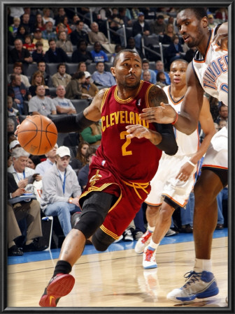 Cleveland Cavaliers  V Oklahoma City Thunder: Mo Williams And Serge Ibaka by Layne Murdoch Pricing Limited Edition Print image