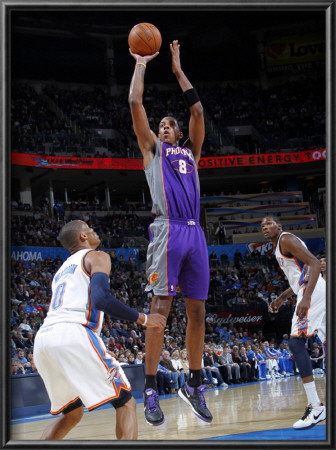 Phoenix Suns V Oklahoma City Thunder: Channing Frye And Russell Westbrook by Layne Murdoch Pricing Limited Edition Print image