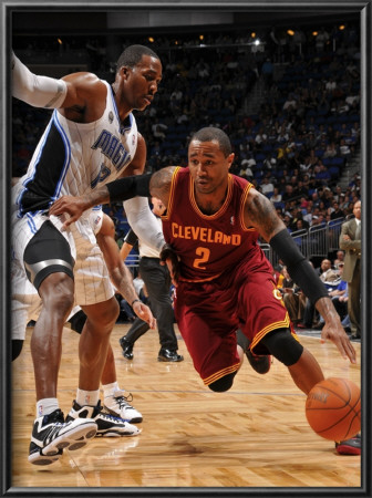 Cleveland Cavaliers  V Orlando Magic: Mo Williams And Dwight Howard by Fernando Medina Pricing Limited Edition Print image
