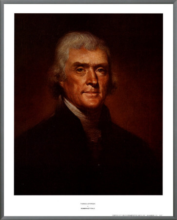 Thomas Jefferson by Rembrandt Peale Pricing Limited Edition Print image