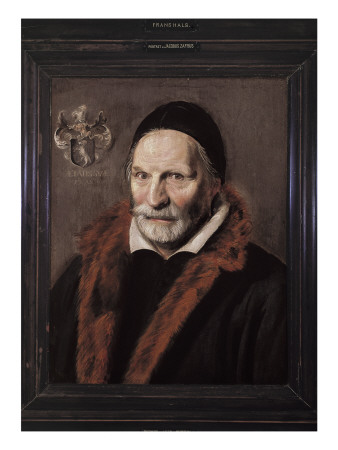 Portrait Of Jacobus Hendricksz Zaffius by Frans Hals Pricing Limited Edition Print image