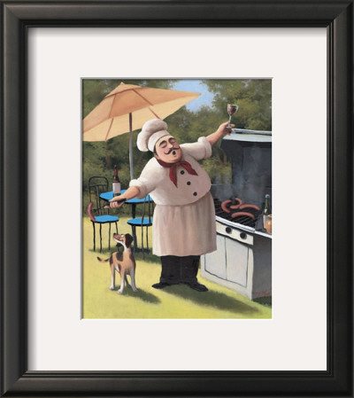 Barbecue Chef, Dog by T. C. Chiu Pricing Limited Edition Print image