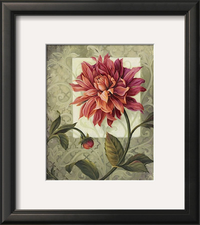 Trellised Dahlia by Lisa Audit Pricing Limited Edition Print image