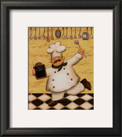Le Chef Et Le Menu by Daphne Brissonnet Pricing Limited Edition Print image