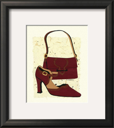 Red Shoe And Purse by Nancy Overton Pricing Limited Edition Print image