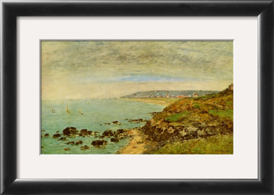 The Seine Bay Near Benerville by Eugene Boudin Pricing Limited Edition Print image