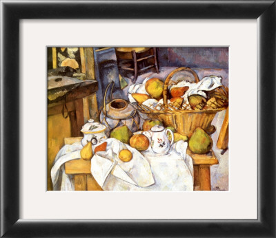 Still Life With Fruit Basket, 1880-1890 by Paul Cezanne Pricing Limited Edition Print image