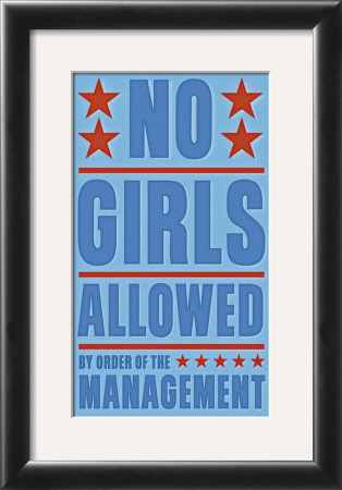 No Girls Allowed by John Golden Pricing Limited Edition Print image
