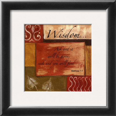 Words To Live By, Wisdom by Debbie Dewitt Pricing Limited Edition Print image