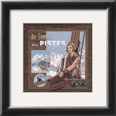 Au Sommet Des Pistes by Bruno Pozzo Pricing Limited Edition Print image