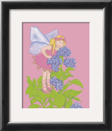 Fairy With Purple Flowers by Clara Almeida Pricing Limited Edition Print image