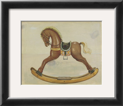 Brown Rocking Horse by Catherine Becquer Pricing Limited Edition Print image