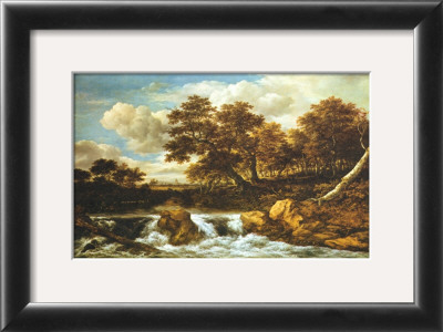 Landscape With Waterfall by Jacob Van Ruisdael Pricing Limited Edition Print image