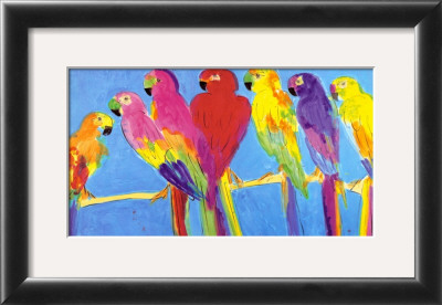 Parrots In Blue by Walasse Ting Pricing Limited Edition Print image