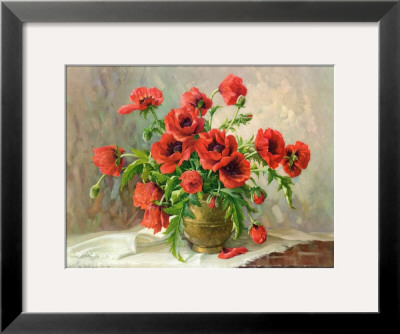Mohnblumen by E. Kruger Pricing Limited Edition Print image