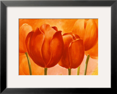 Peach Tulips by Susanne Bach Pricing Limited Edition Print image