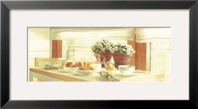 Table With Muffins And Juice by David Col Pricing Limited Edition Print image