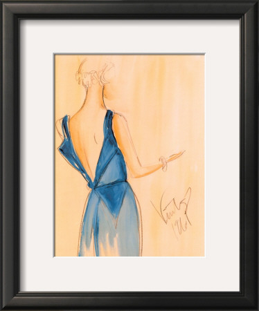 Blue Dress I by Tara Gamel Pricing Limited Edition Print image