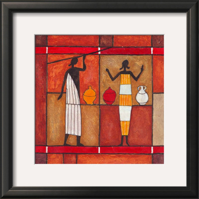 Two Housewifes by Jerome Obote Pricing Limited Edition Print image